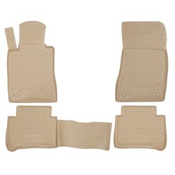   méretpontos gumiszőnyeg Mercedes CLS-osztály W219 2004-2011 (bézs)|Novline (10570824)