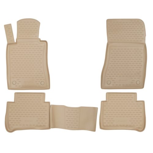 méretpontos gumiszőnyeg Mercedes CLS-osztály W219 2004-2011 (bézs)|Novline (10570824)