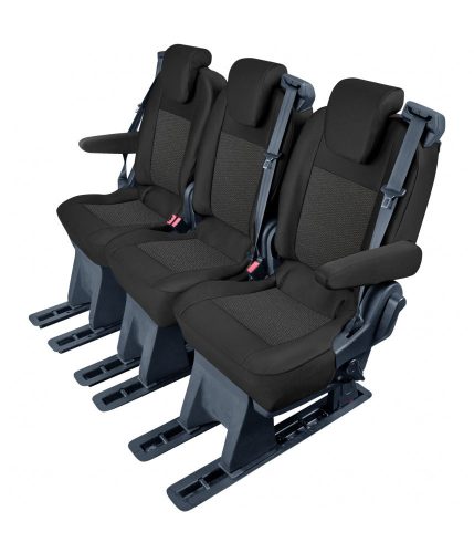 Méretpontos üléshuzat Ford Tourneo Custom 2018- (2. vagy 3. sor, 3 különálló ülés)|Kegel-Blazusiak
