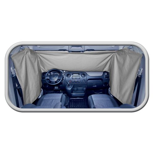 Szélvédőre való függöny lakóautókhoz és kisáruszállítókhoz|Kegel-Blazusiak