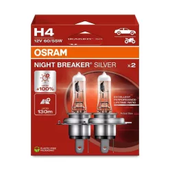   OSRAM Night Breaker Silver H4, 12V, (60/55W) autóizzó (2db)|Osram