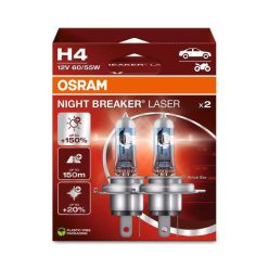   Autóizzók H4, 12V, 60/55W, Night Breaker Laser (2 db) | Osram
