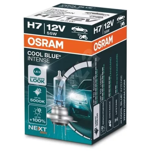 Autóizzó H7, 12V, 55W, PX26d, Cool Blue Intense Next Generation (1 db)|Osram