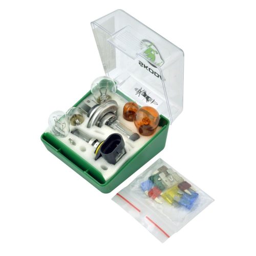 Autós izzó- és biztosítékkészlet Škoda Fabia III. (Halogen) - H4, H8|Škoda