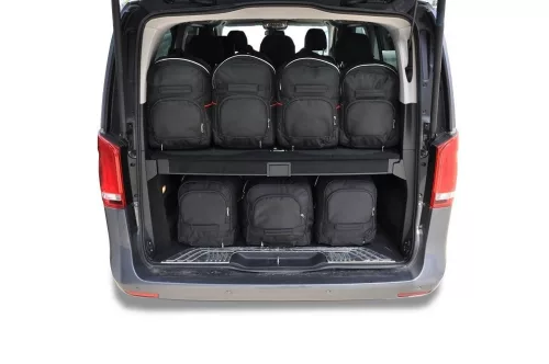 Utazótáska szett Mercedes V-osztály 2014- (extra hosszú változat)|Kjust