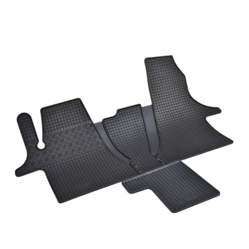 Méretpontos gumiszőnyeg garnitúra VW Transporter T6.1 2019- (2 ülésesa, kardánalagút)|Rigum