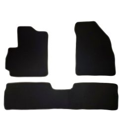   Méretpontos textilszőnyeg garnitúra Omoda 5 2022- (fekete, fekete nubuk (bőr), fekete cérna)|Auto Hotárek