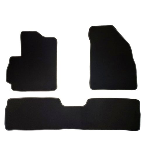 Méretpontos textilszőnyeg garnitúra Omoda 5 2022- (fekete, fekete szegély, fekete cérna)|Auto Hotárek