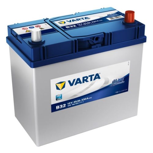 Autóakkumulátor Varta Blue Dynamic 45Ah, 12V, 330A, B32|Varta