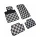 Méretpontos textil-gumi szőnyeg garnitúra BMW 1 2004-2011 (E87, kockás)|Auto Hotárek