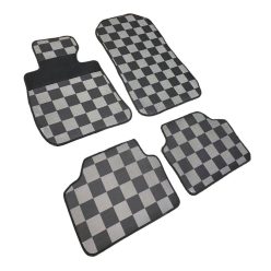   Méretpontos textil-gumi szőnyeg garnitúra BMW 3 2005-2012 (E90/E91, kockás)|Auto Hotárek