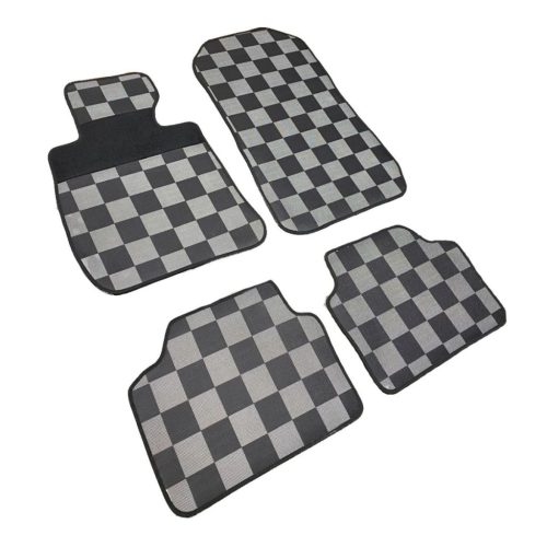 Méretpontos textil-gumi szőnyeg garnitúra BMW 3 2005-2012 (E90/E91, kockás)|Auto Hotárek