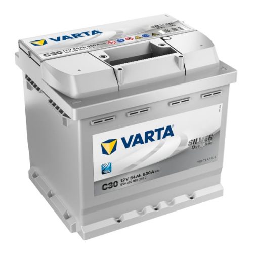 Autóakkumulátor Varta Silver Dynamic 54Ah, 12V, 530A, C30|Varta