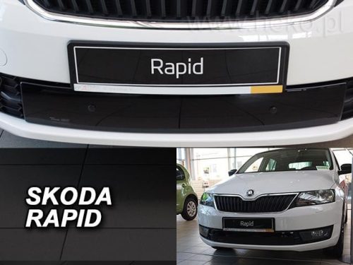 Hűtőrács maszk Skoda Rapid 2012-2019 (alsó, Style felszereltséghez nem rendelhető)|Heko