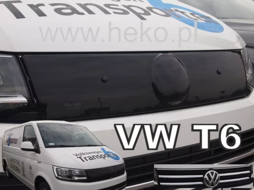 Hűtőrács takaró VW Transporter T6 / Caravelle 2015-2021 (felső, krómozott hűtőrács)|Heko