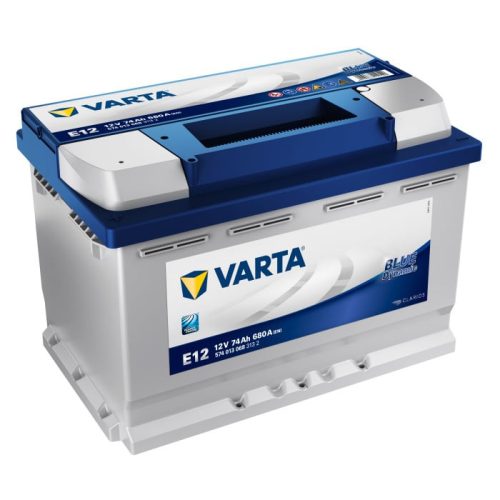 Varta Blue Dynamic 74Ah, 12V, 680A, E12|Varta