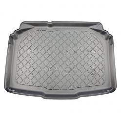   Méretpontos Műanyag csomagtértálca Škoda Fabia IV. 2021- (hb, alsó padló, teljes értékű pótkerék)|Aristar