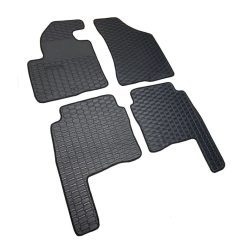   Méretpontos gumiszőnyeg garnitúra Hyundai Santa Fe 2006-2012 (fekete, fekete szegélyezés)|Auto Hotárek