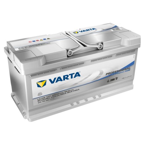 Autóakkumulátor Varta Professional Dual Purpose AGM 105Ah, 12V, 950A, LA105|Varta