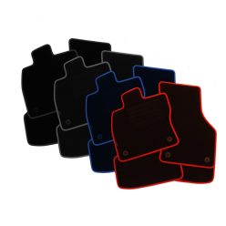   Méretpontos textilszőnyeg Škoda Octavia II. 2008-2013 (lekerekített rögzítés, szürke)|Petex (6mm)