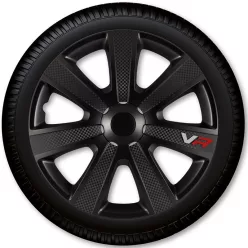 VR Carbon Black 15" dísztárcsa szett 4 darabos