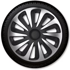   Górecki Caliber Carbon 17" dísztárcsa szett – ezüst-fekete