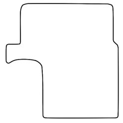   Méretpontos textilszőnyeg MAN TGX 2007-2017 (automata váltóval)|Vopi (7 mm)