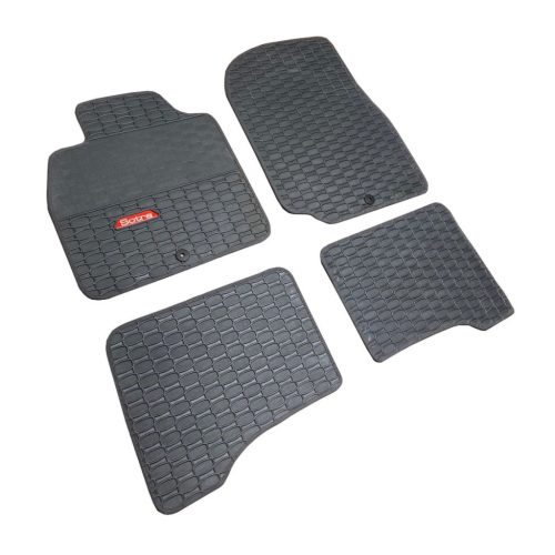 Méretpontos gumiszőnyeg garnitúra Toyota Landcruiser J100 2002-2007 (szürke, szürke szegélyezés)|Auto Hotárek