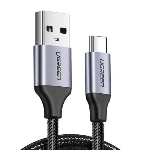 UGREEN USB - USB-C kábel, QC 3.0, 0,25 m (fekete)