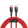 Baseus Cafule USB-C - USB-C PD 2.0 QC 3.0 kábel, 60 W, 1 m (piros)