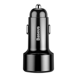   Baseus Magic USB USB-C autós töltő, QC 4.0, PD, 45W (fekete)