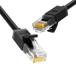   UGREEN Ethernet RJ45, Cat.6, UTP hálózati kábel, 3m (fekete)