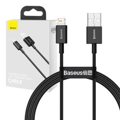   Baseus Superior Series USB-villany kábel, 2,4A, 1 m (fekete)