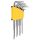 Deli Tools EDL3091 Torx imbuszkulcs készlet, 1,5-10 mm (ezüst)