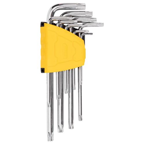 Deli Tools EDL3091 Torx imbuszkulcs készlet, 1,5-10 mm (ezüst)