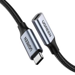   UGREEN US372 USB-C 3.1 Gen2 hosszabbító kábel, 4K, 100W, 0,5 m (fekete)