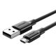 UGREEN US289 USB-Mikro USB kábel, 3m (fekete)