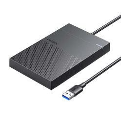   UGREEN CM471 Külső ház 2,5" HDD/SSD, USB-A 3.2 Gen 1 5Gbps (fekete)