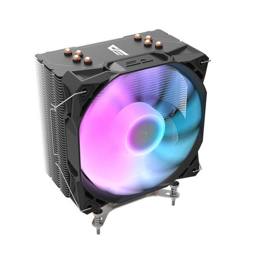 Darkflash S11 LED aktív CPU hűtés (hűtőborda ventilátor 120x130) fekete