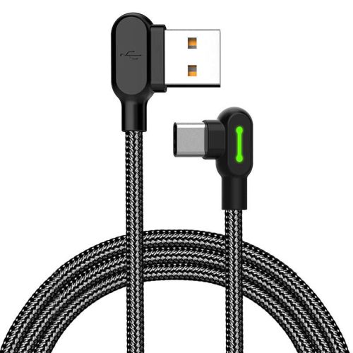 USB USB-C kábel Mcdodo CA-5280 LED, 1.8m (fekete)