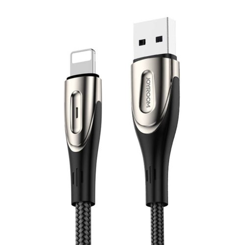 USB kábel Lightning Joyroomhoz Sharp S-M411 3A, 2m (fekete)