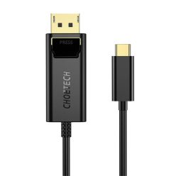   USB-C to Display Port cable Choetech XCP-1801BK, unidirectional, 4K, 1.8m (black)