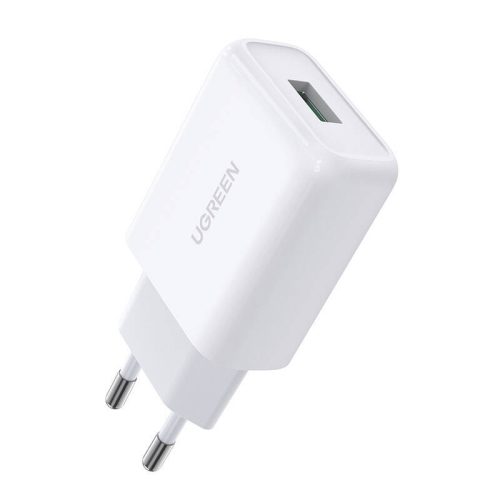 UGREEN CD122 hálózati töltő, USB-A, QC3.0, 18W (fehér)