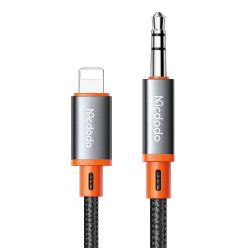   Mcdodo CA-0890 Lightning és 3.5mm AUX mini jack kábel, 1.8m (fekete)