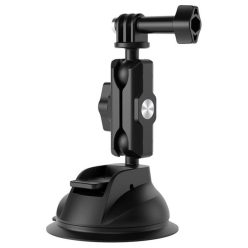   TELESIN Universal Suction Cup Holder with phone holder and action camera mounting TE-SUC-012