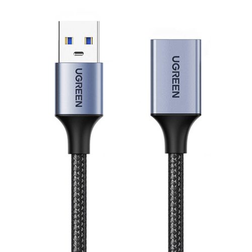 UGREEN USB 3.0 hosszabbító kábel, USB male - USB female, 1m (fekete)