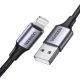 UGREEN Lightning - USB kábel, 2.4A, US199, 1.5m (fekete)