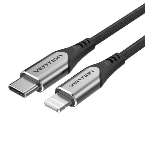 Kábel USB-C 2.0 do Lightning Vention TACHF MFi 3A 1m (szürke)