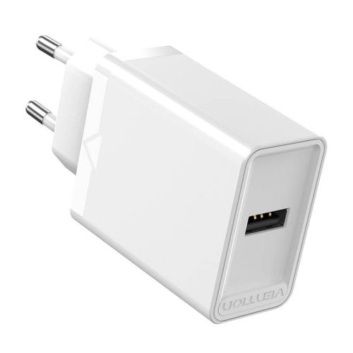 Fali töltő USB-A Vention FAAW0-EU 12W 2.4A (fehér)