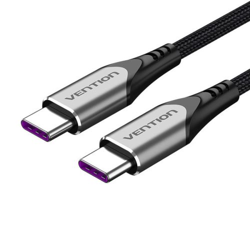 Kábel USB-C 2.0 és USB-C Vention TAEHF PD 100W 1m (szürke)